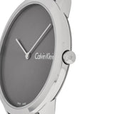 Shop Authentic Calvin Klein Minimal Grey Dial Silver Mesh Bracelet Watch for Men - K3M211Y3 - Luxxuri
