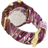  Shop Authentic Versace Icon Active Chronograph Quartz Gold Dial Red Leather Strap Watch For Men - VEZ701222 - Luxxuri