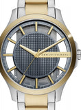  Shop Authentic Armani Exchange Hampton Chronograph Grey Dial Two Tone Steel Strap Watch For Men - AX2403 - Luxxuri