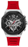  Shop Authentic Guess Momentum Black Dial Red Rubber Strap Watch for Men - GW0263G3 - Luxxuri