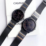  Shop Authentic Calvin Klein Minimal Black Dial Black Steel Strap Watch For Men - K3M524Z1 - Luxxuri