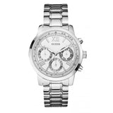  Shop Authentic Guess Sunrise Multifunction Quartz White Dial Silver Steel Strap Watch For Women - W0330L3 - Luxxuri