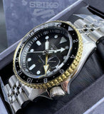  Shop Authentic Seiko 5 Sports GMT US Special Edition Automatic Grey Dial Silver Steel Strap Watch For Men - SSK021K1 - Luxxuri