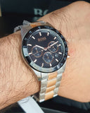  Shop Authentic Hugo Boss Talent Black Dial Two Tone Steel Strap Watch for Men - 1513584 - Luxxuri