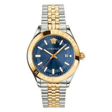  Shop Authentic Versace Hellenyium Quartz Blue Dial Two Tone Steel Strap Watch for Men - VEVK00520 - Luxxuri