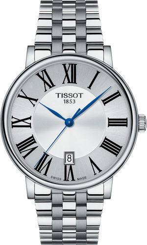  Shop Authentic Tissot Carson Premium Silver Dial Silver Steel Strap Watch for Men - T122.417.11.033.00 - Luxxuri