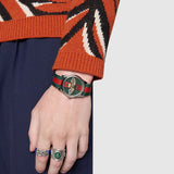  Shop Authentic Gucci Le Marche des Merveilles Red & Green Dial Red & Green Nylon Strap Unisex Watch - YA1264060 - Luxxuri