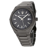  Shop Authentic Maserati Stile Quartz Black Dial Black Steel Strap Watch For Men - R8853142001 - Luxxuri