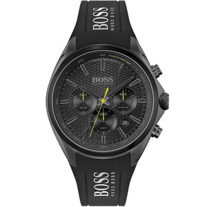  Shop Authentic Hugo Boss Distinct Black Dial Black Silicone Strap Watch for Men - 1513859 - Luxxuri