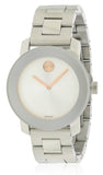  Shop Authentic Movado Bold Silver Dial Silver Steel Strap Watch For Women - 3600084 - Luxxuri