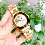  Shop Authentic Movado Bold Yellow Gold Dial Yellow Gold Steel Strap Watch For Women - 3600085 - Luxxuri