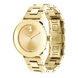  Shop Authentic Movado Bold Yellow Gold Dial Yellow Gold Steel Strap Watch For Women - 3600085 - Luxxuri