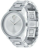  Shop Authentic Movado Bold Diamonds Silver Dial Silver Steel Strap Watch for Women - 3600149 - Luxxuri