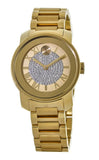  Shop Authentic Movado Bold Pave Gold Dial Gold Steel Strap Watch For Women - 3600255 - Luxxuri