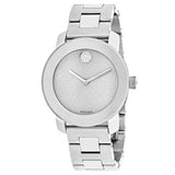  Shop Authentic Movado Bold Crystal Dot Silver Dial Silver Steel Strap Watch For Women - 3600334 - Luxxuri