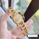  Shop Authentic Movado Bold Gold Dial Gold Steel Strap Watch For Women - 3600382 - Luxxuri