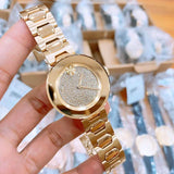  Shop Authentic Movado Bold Crystal Pave Rose Gold Dial Rose Gold Steel Strap Watch For Women - 3600493 - Luxxuri