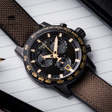  Shop Authentic Tissot Supersport Chrono Black Dial Beige Nylon Strap Watch For Men - T125.617.37.051.01 - Luxxuri