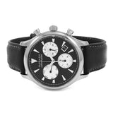  Shop Authentic Movado Heritage Chronograph Black Dial Black Leather Strap Watch for Men - 3650005 - Luxxuri