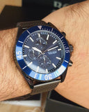  Shop Authentic Hugo Boss Ocean Edition Blue Dial Black Mesh Bracelet Watch for Men - 1513702 - Luxxuri