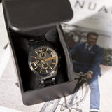  Shop Authentic Armani Exchange Hampton Chronograph Black Dial Black Steel Strap Watch For Men - AX2164 - Luxxuri