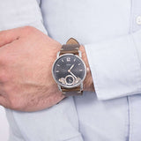  Shop Authentic Fossil The Commuter Twist Black Dial Brown Leather Strap Watch for Men -  ME1165 - Luxxuri