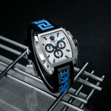  Shop Authentic Versace Dominus Chronograph Silver Dial Black Rubber Strap Watch For Men - VE6H00123 - Luxxuri