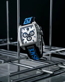  Shop Authentic Versace Dominus Chronograph Silver Dial Black Rubber Strap Watch For Men - VE6H00123 - Luxxuri