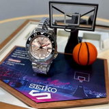  Shop Authentic Seiko 5 Sports GMT Thong Sia Limited Edition Brown Dial Silver Steel Strap Watch for Men - SSK043K1 - Luxxuri