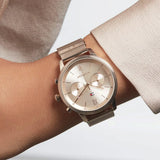  Shop Authentic Tommy Hilfiger Blake Quartz Gold Dial Gold Mesh Bracelet Watch for Women - 1782303 - Luxxuri