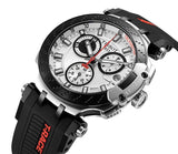  Shop Authentic Tissot T Race Chronograph White Dial Black Silicone Strap Watch For Men - T115.417.27.011.00 - Luxxuri