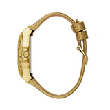  Shop Authentic Guess Limelight Quartz Gold Dial  Gold Leather Strap Watch For Women - W0775L13 - Luxxuri