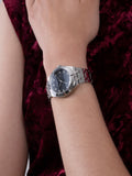  Shop Authentic Guess Crystalline Diamonds Black Dial Silver Steel Strap Watch for Women - GW0114L1 - Luxxuri