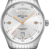  Shop Authentic Breitling Premier Automatic Day & Date 40mm Stainless Steel Mens Watch - A45340211G1A1 - Luxxuri