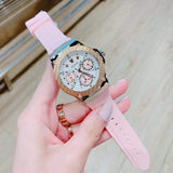  Shop Authentic Guess White Dial Pink Silicone Strap Watch For Women - W1049L4 - Luxxuri
