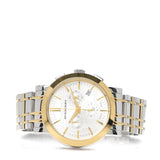  Shop Authentic Burberry The City White Dial Two Tone Steel Strap Watch for Men - BU9751 - Luxxuri