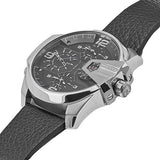  Shop Authentic Diesel Uber Chief Oversized 4 Time Black Dial Leather Strap Watch For Men - DZ7376 - Luxxuri