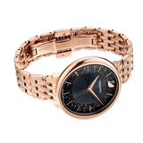  Shop Authentic Swarovski Crystalline Chic Analog Black Dial Rose Gold Steel Strap Watch for Women - 5544587 - Luxxuri