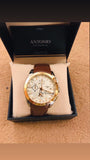  Shop Authentic Hugo Boss Ikon White Dial Brown Leather Strap Watch for Men - 1513174 - Luxxuri