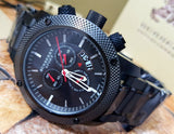  Shop Authentic Burberry Sport Chronograph Black Dial Black Steel Strap Watch for Men - BU7703 - Luxxuri