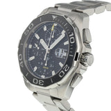  Shop Authentic Tag Heuer Aquaracer Calibre 16 Day-Date Black Dial Silver Steel Strap Watch for Men - CAY211A.BA0927 - Luxxuri