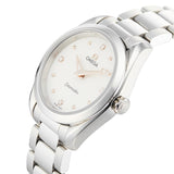  Shop Authentic Omega Seamaster Aqua Terra Quartz Diamond Silver Dial Silver Steel Strap Watch for Women - 220.10.28.60.54.001 - Luxxuri