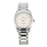  Shop Authentic Omega Seamaster Aqua Terra Quartz Diamond Silver Dial Silver Steel Strap Watch for Women - 220.10.28.60.54.001 - Luxxuri