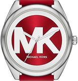  Shop Authentic Michael Kors Janelle Three Hand Red Dial Red Rubber Strap Watch For Women - MK7144 - Luxxuri