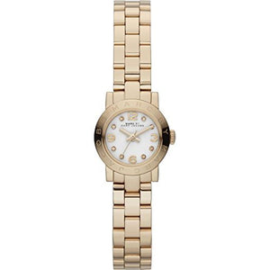  Shop Authentic Marc Jacobs Amy Dinky White Dial Gold Steel Strap Watch for Women - MBM3226 - Luxxuri