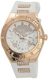  Shop Authentic Guess Luna Diamonds White Dial White Rubber Strap Watch for Women - W0653L4 - Luxxuri