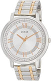  Shop Authentic Guess Montauk Silver Dial Two Tone Steel Strap Watch For Women - W0933L6 - Luxxuri