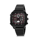  Shop Authentic Fossil Retro Analog-Digital Black Dial Black Steel Strap Watch for Men - FS5891 - Luxxuri