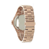  Shop Authentic Michael Kors Lennox Three Hand Rose Gold Dial Rose Gold Steel Strap Watch For Women - MK7230 - Luxxuri