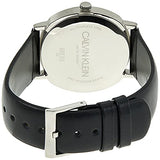  Shop Authentic Calvin Klein Posh Black Dial Black Leather Strap Watch for Men - K8Q311C1 - Luxxuri